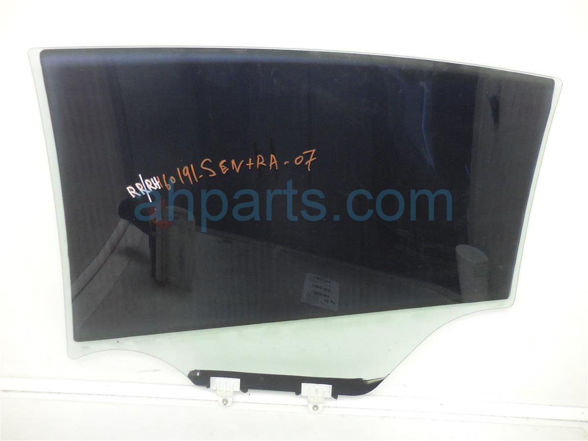 $39 Nissan RR/RH DOOR GLASS, TINTED