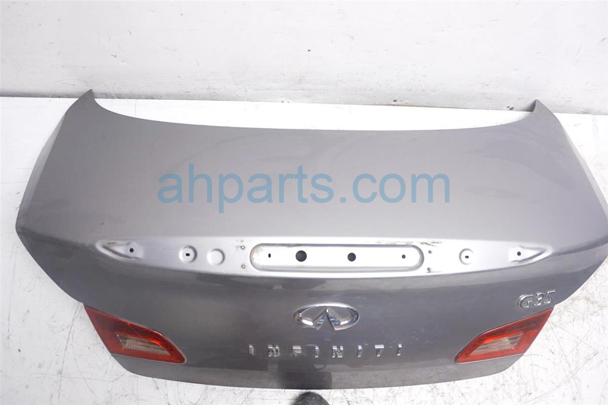 $169 Infiniti TRUNK LID NO EMBLEM NO CAMERA