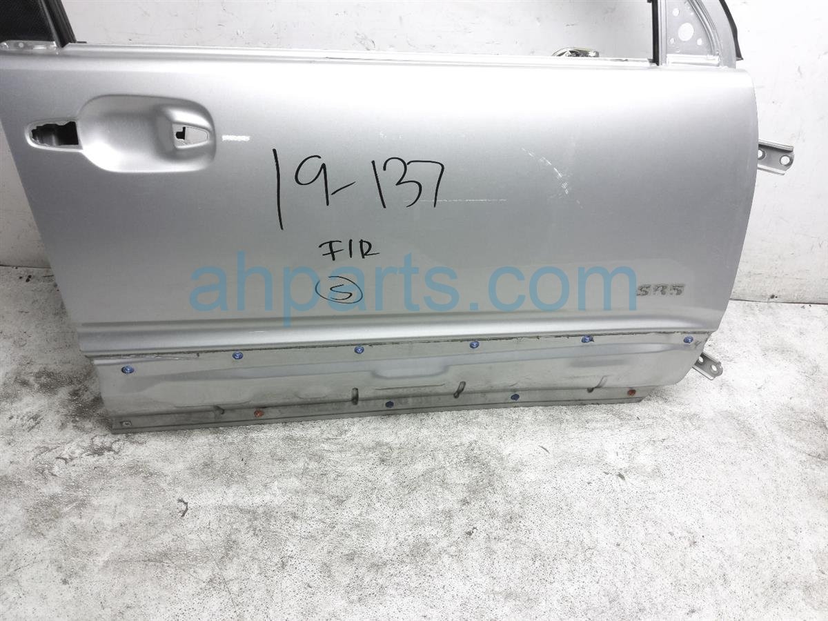 $189 Toyota FR/RH DOOR - SILVER - SHELL ONLY