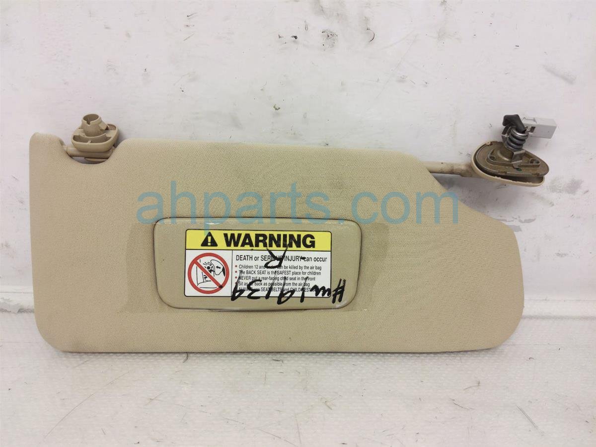 $19 Acura RH SUN VISOR - BEIGE - NEEDS CLEANIN