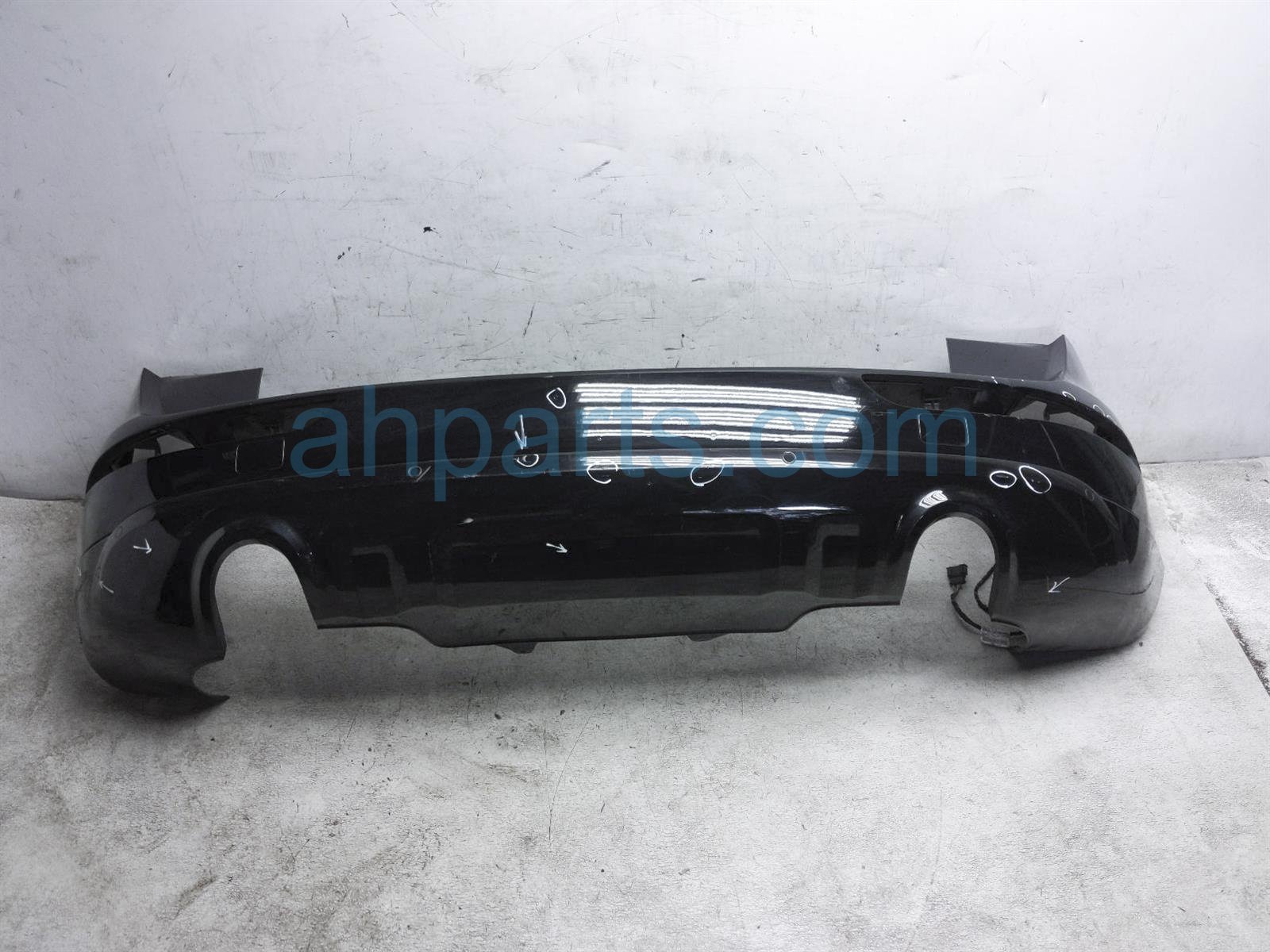 $295 Audi REAR BUMPER COVER - BLACK - NIQ -