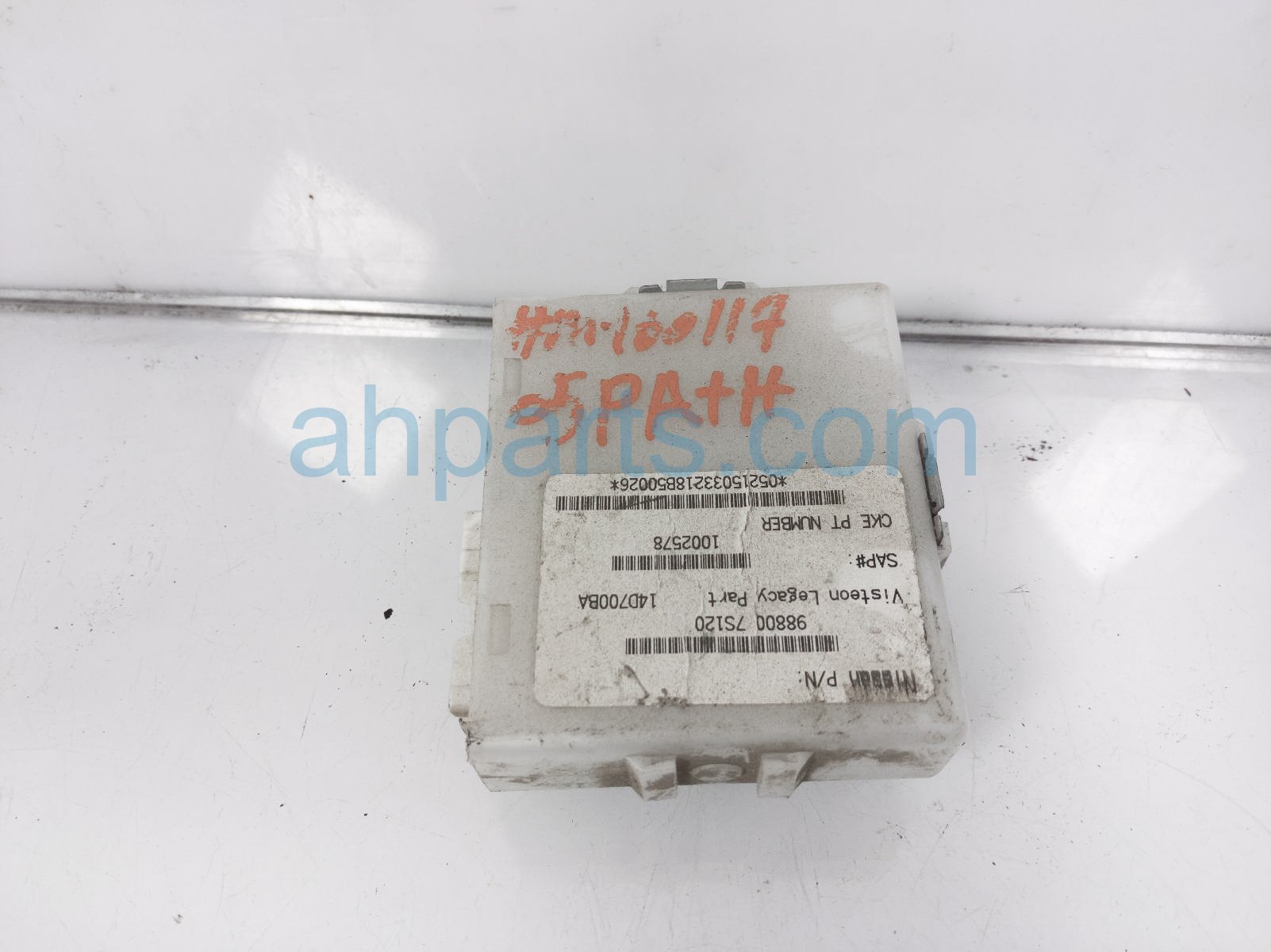 $25 Nissan DRIVING POSITION CONTROL MODULE - XE