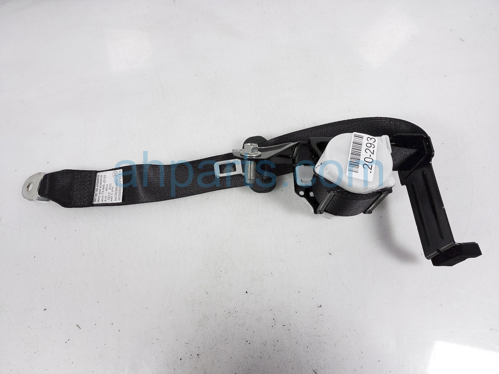 $50 Honda 2ND ROW LH SEAT BELT - BLACK 4DR SDN