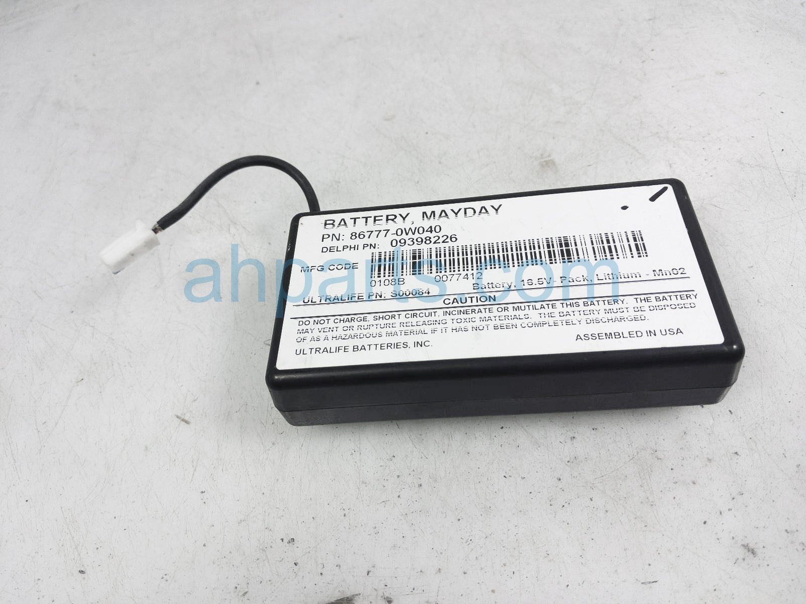 $35 Lexus MAYDAY BATTERY ASSY