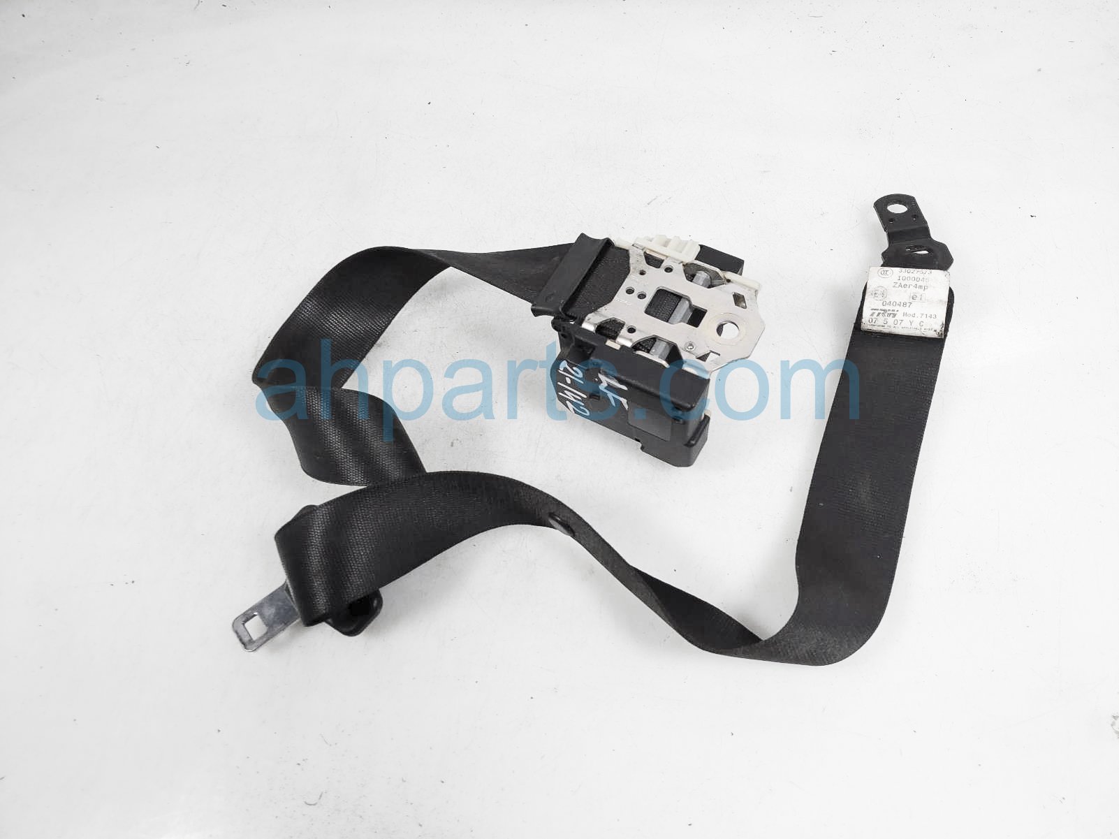 $50 BMW FR/LH SEAT BELT - BLACK