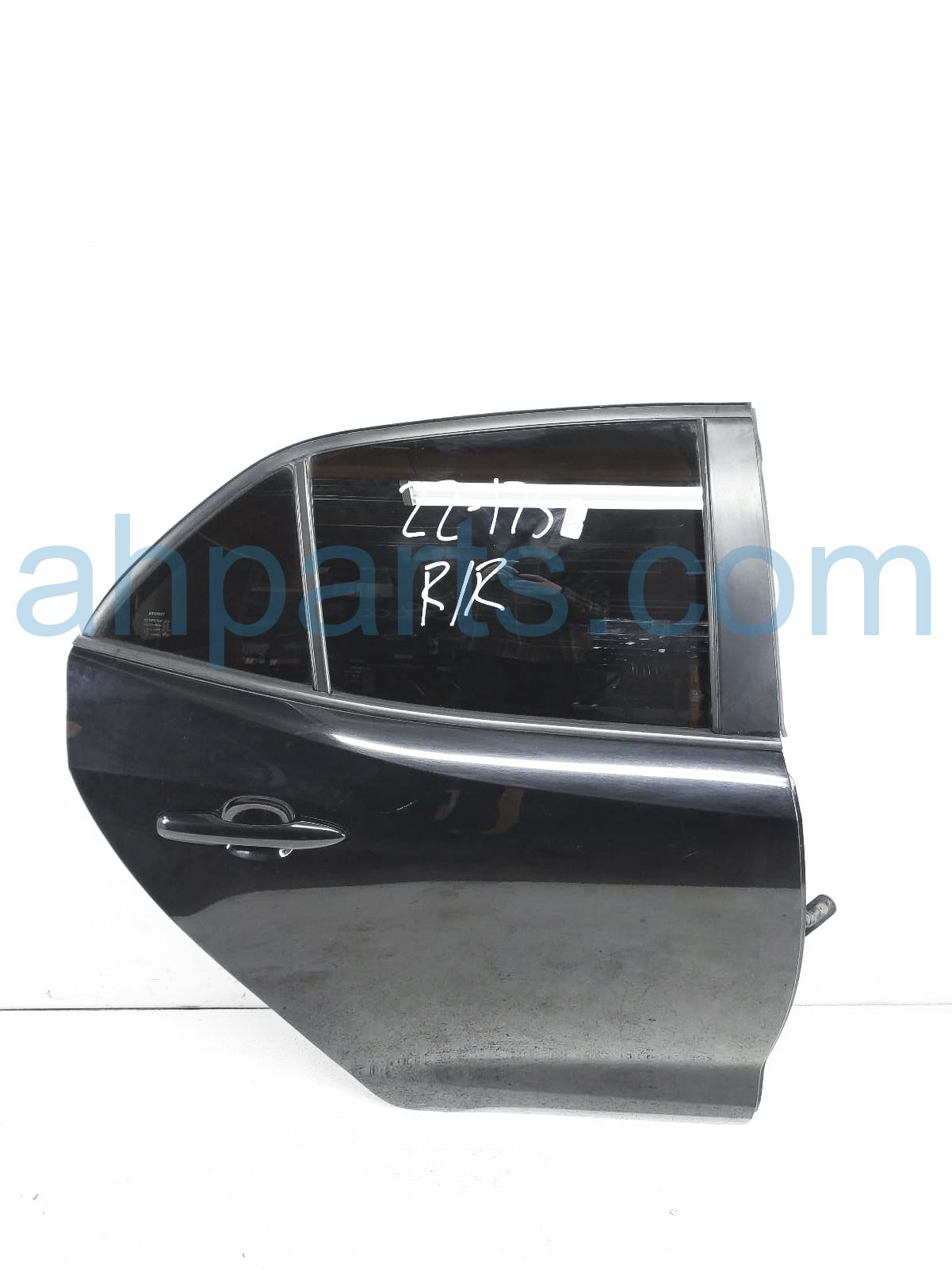 $449 Toyota RR/RH DOOR - BLACK - NO INSIDE PANEL