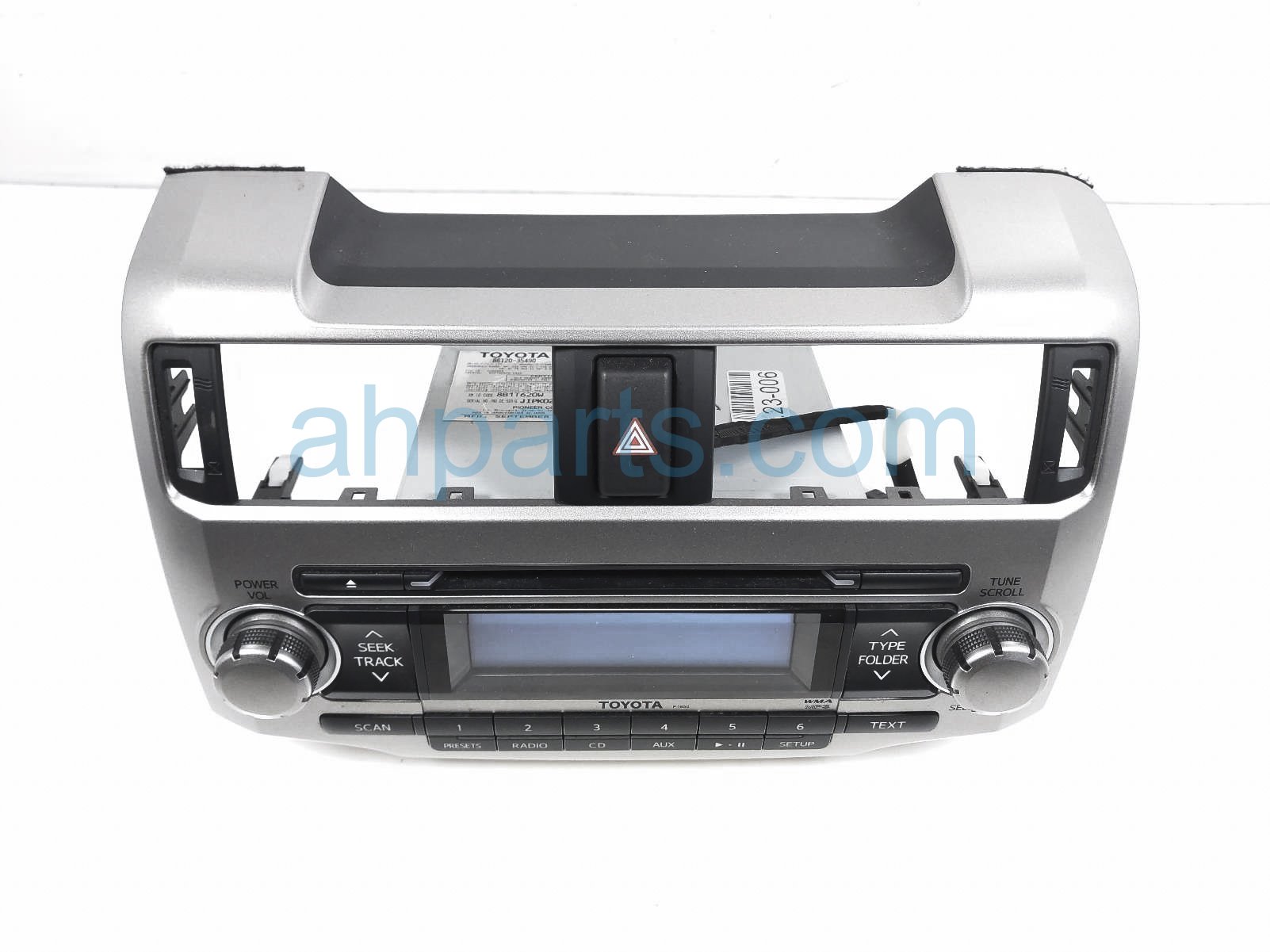 $199 Toyota AUDIO/RADIO RECEIVER - ID P1850