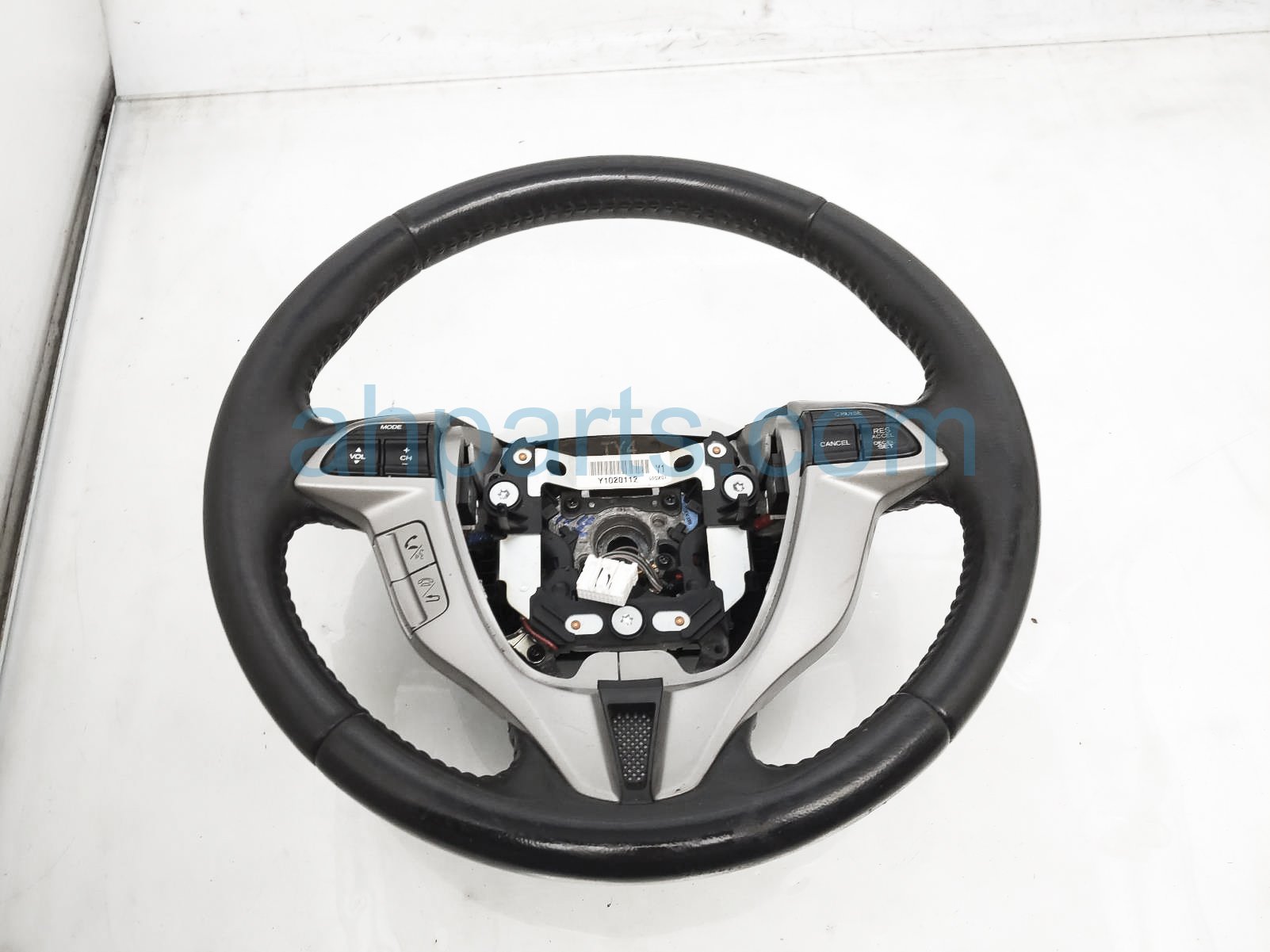 $100 Honda STEERING WHEEL - BLACK - LEATHER