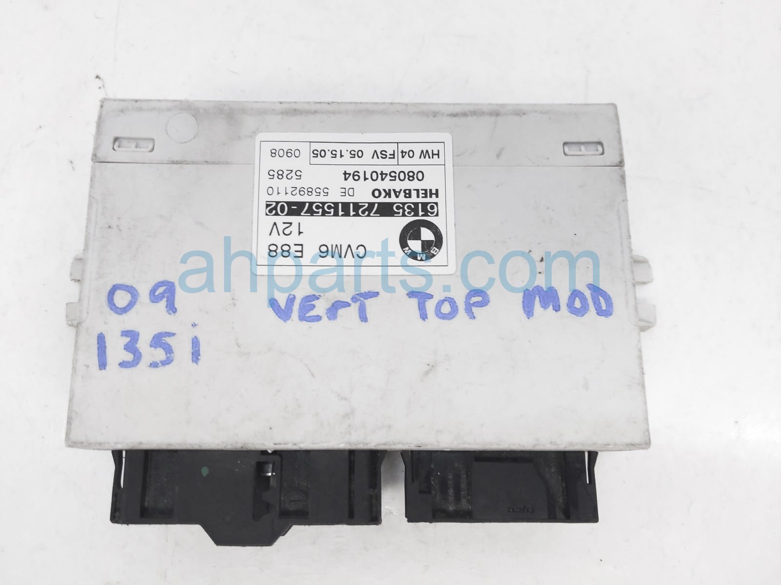 $50 BMW CONVERTIBLE TOP LIFT CONTROL MODULE