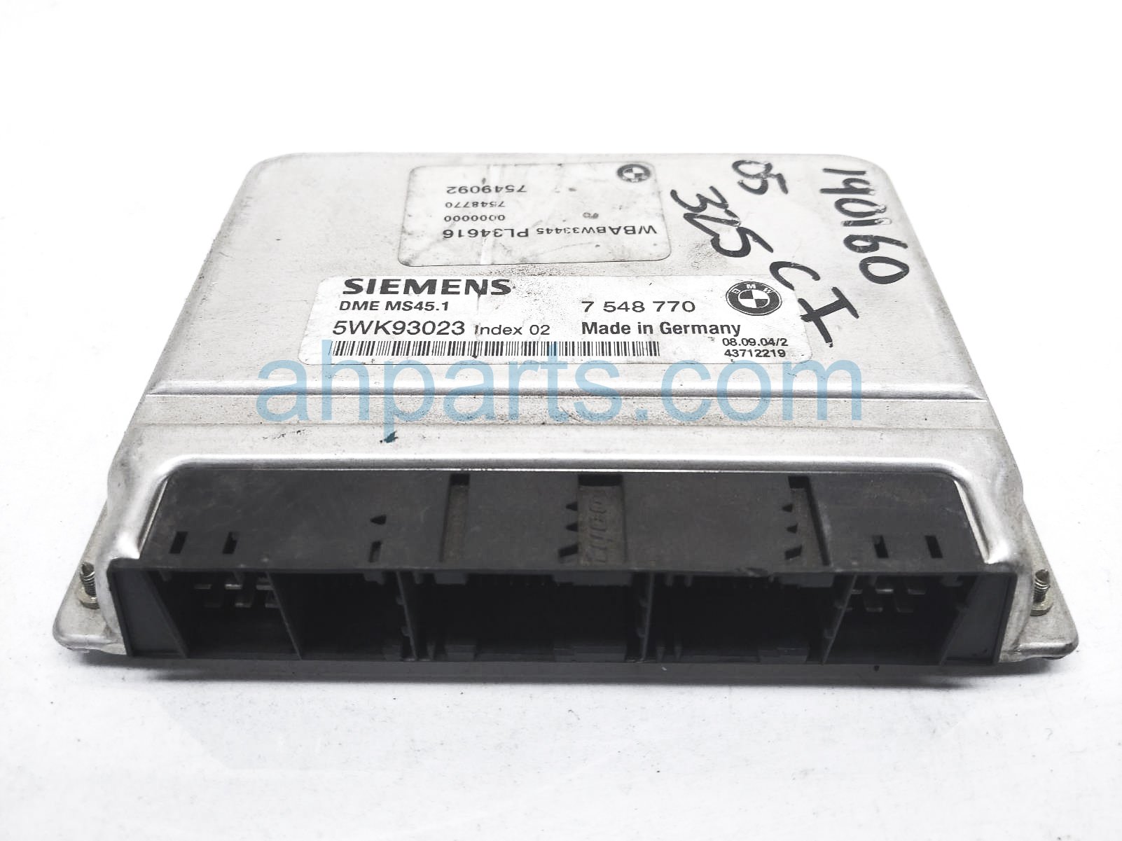 $40 BMW ENGINE CONTROL MODULE UNIT