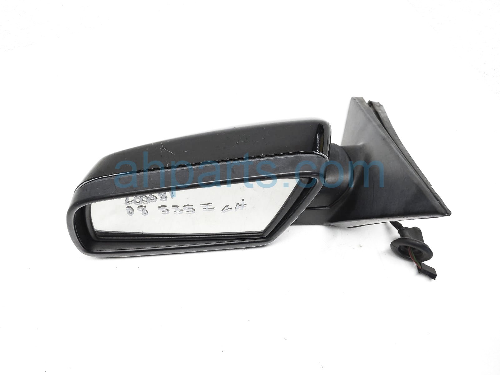 $75 BMW LH SIDE VIEW MIRROR - BLACK - NOTES