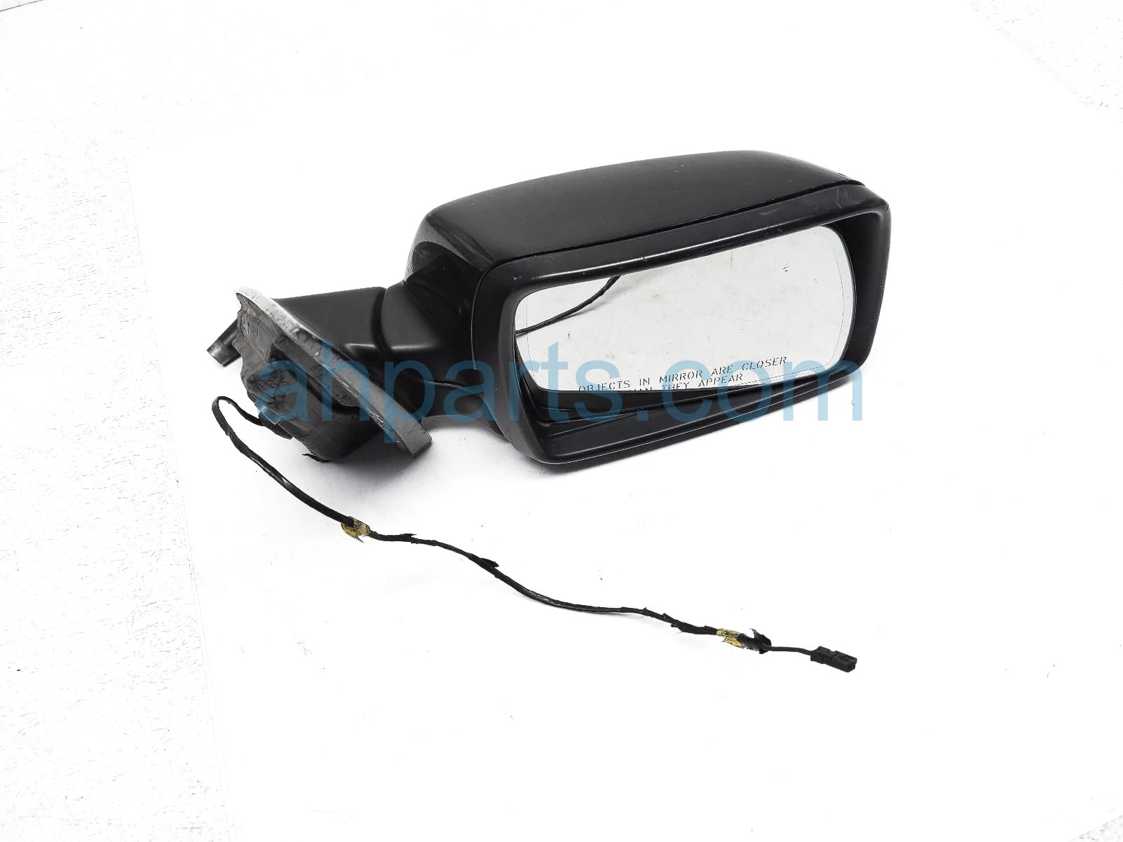 $85 BMW RH SIDE VIEW MIRROR - BLACK - NIQ