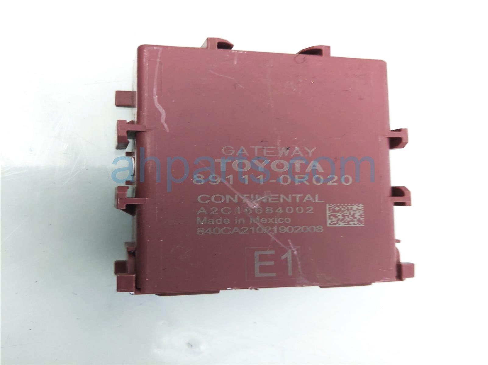 $65 Toyota NETWORK GATEWAY CONTROL MODULE