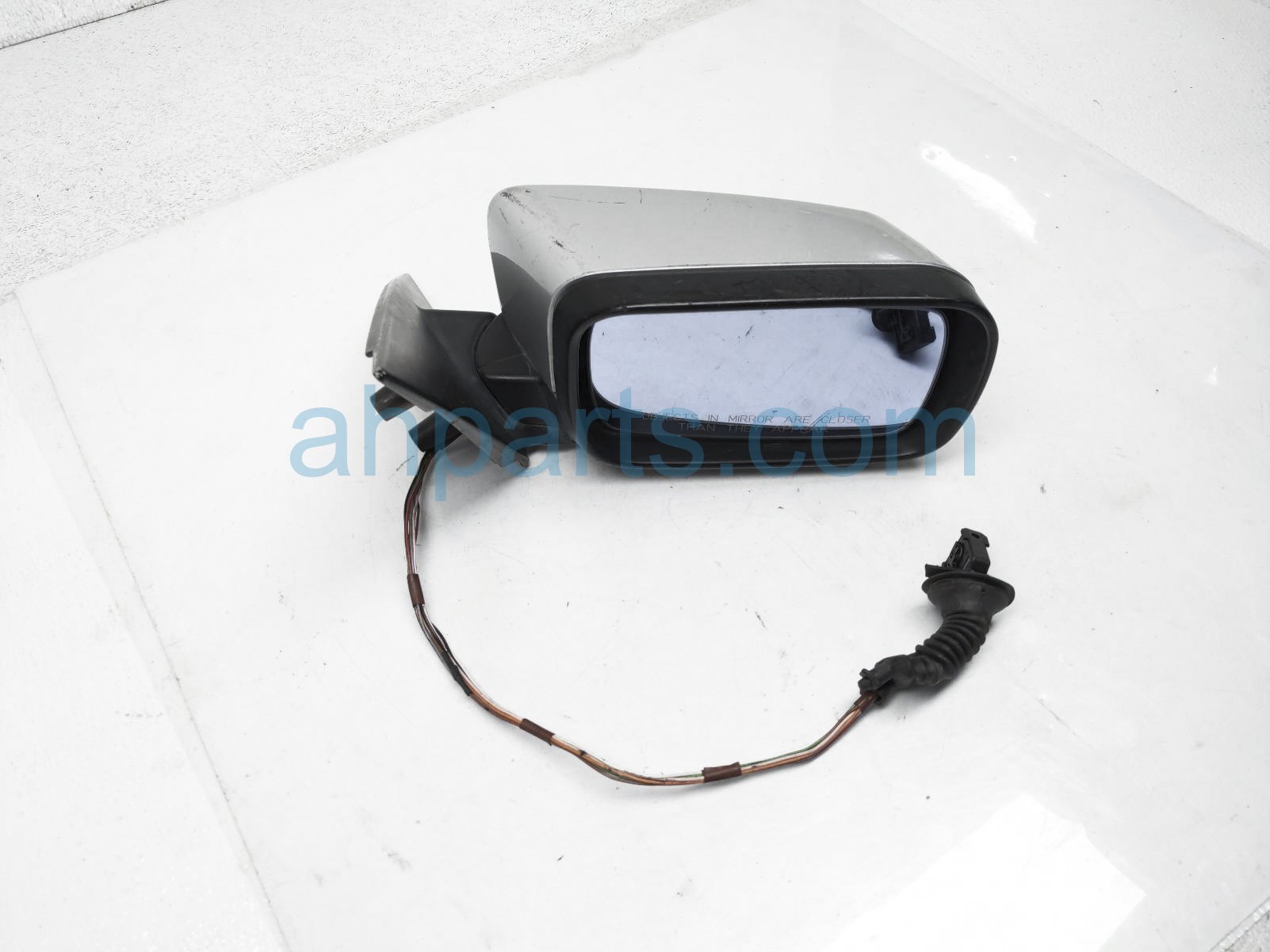 $85 BMW RH SIDE VIEW MIRROR - SILVER - NOTES