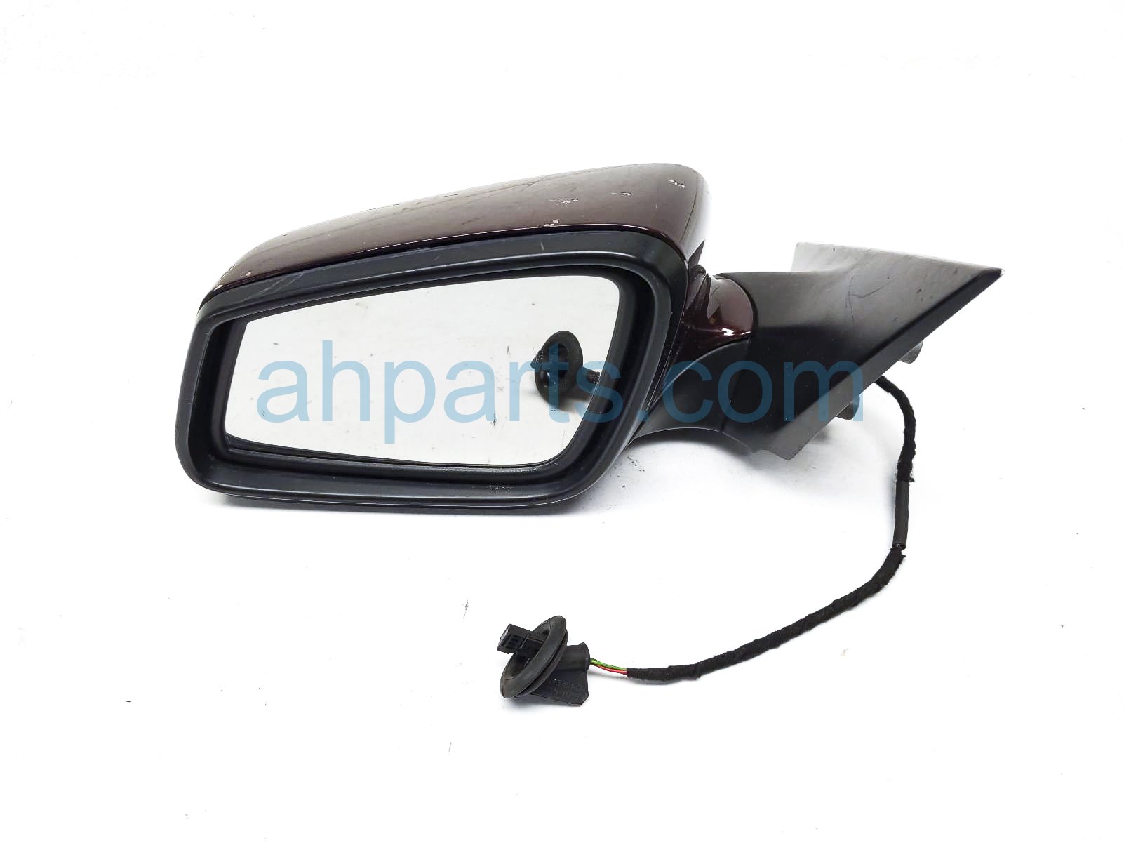 $300 BMW LH SIDE VIEW MIRROR - BLACK - NOTES