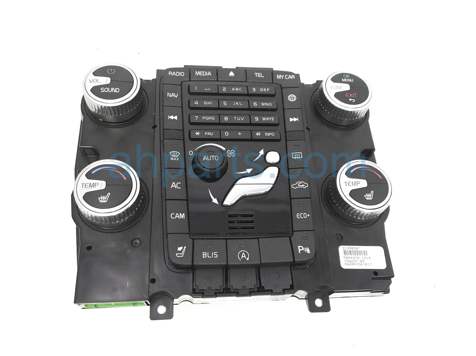 $125 Volvo AUDIO & CLIMATE CONTROL PANEL