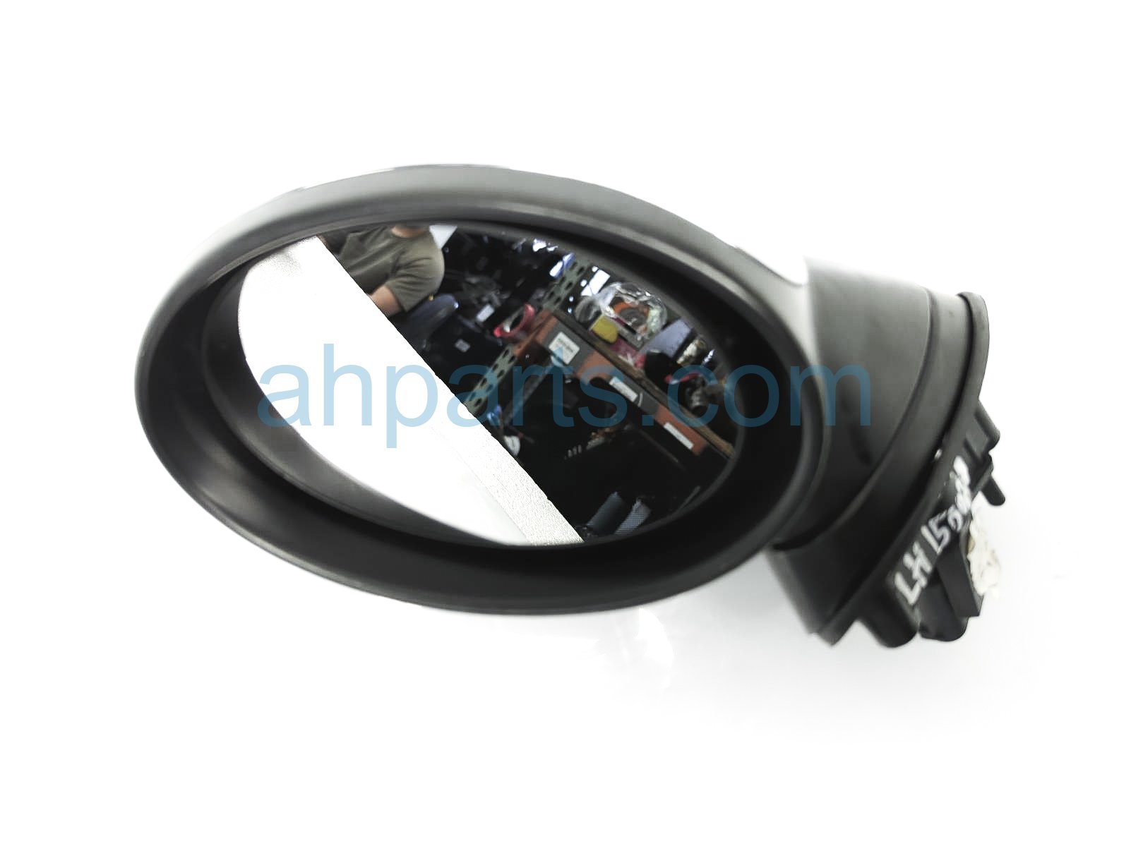 $50 BMW LH SIDE VIEW MIRROR - CHROME HOUSING