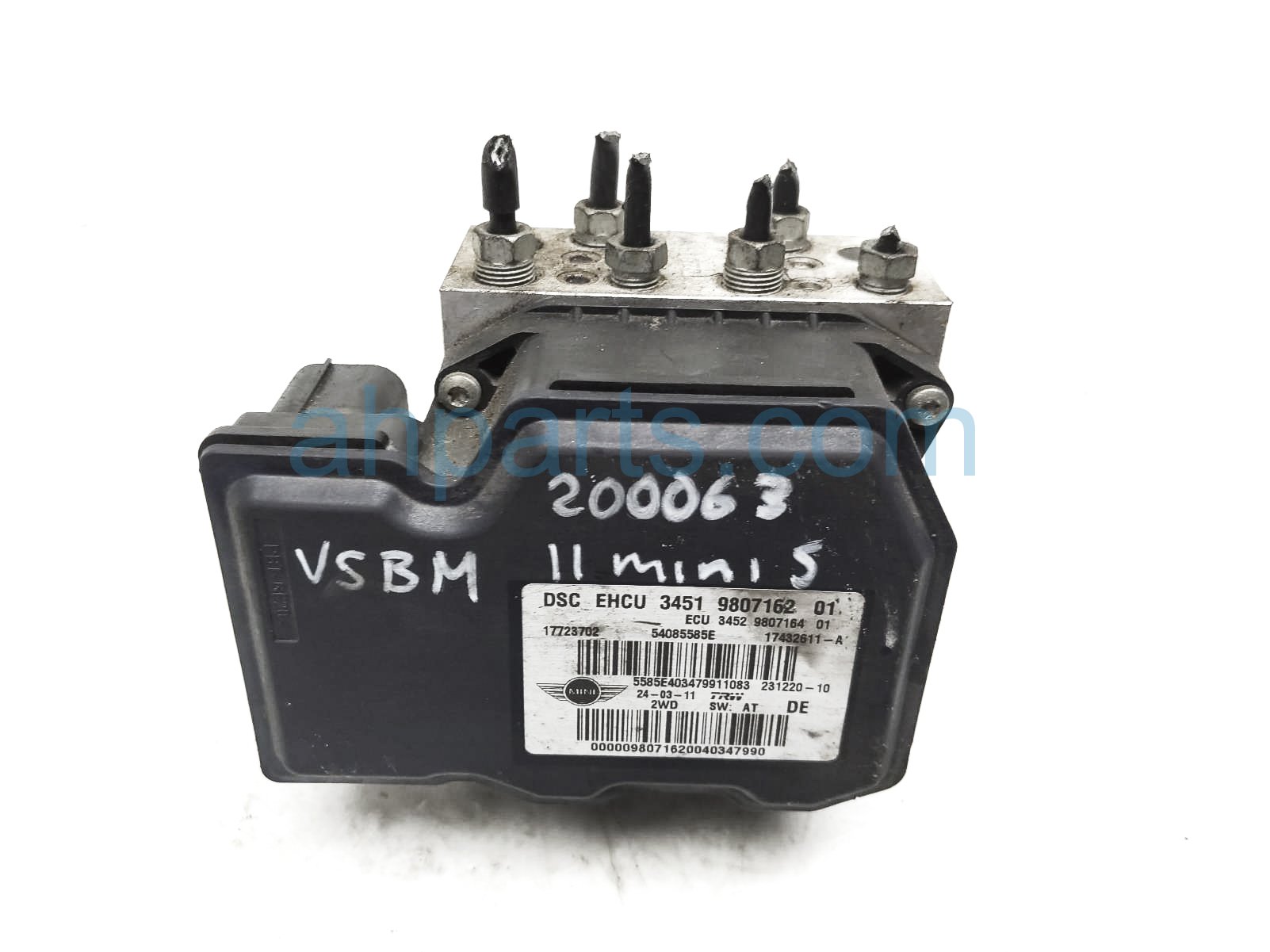 $75 BMW ABS PUMP MODULATOR