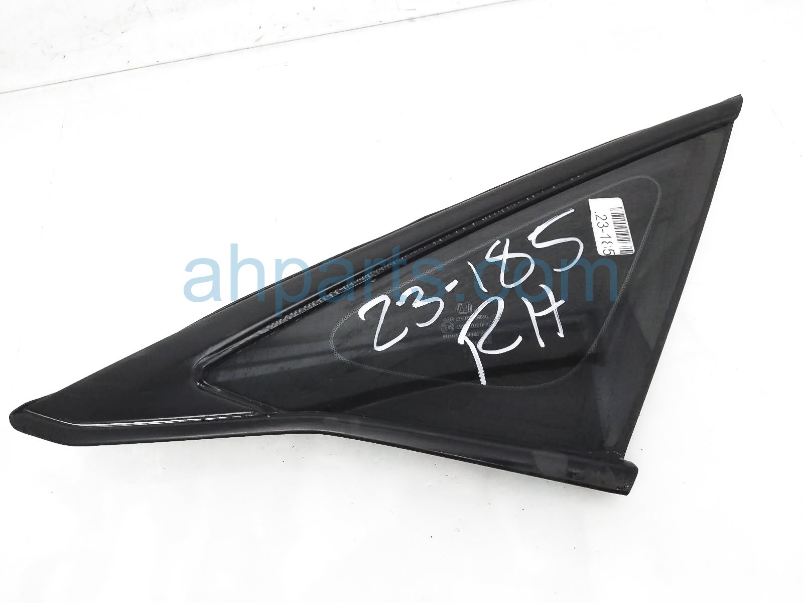 $89 Honda RH SIDE QUARTER WINDOW GLASS -BLK