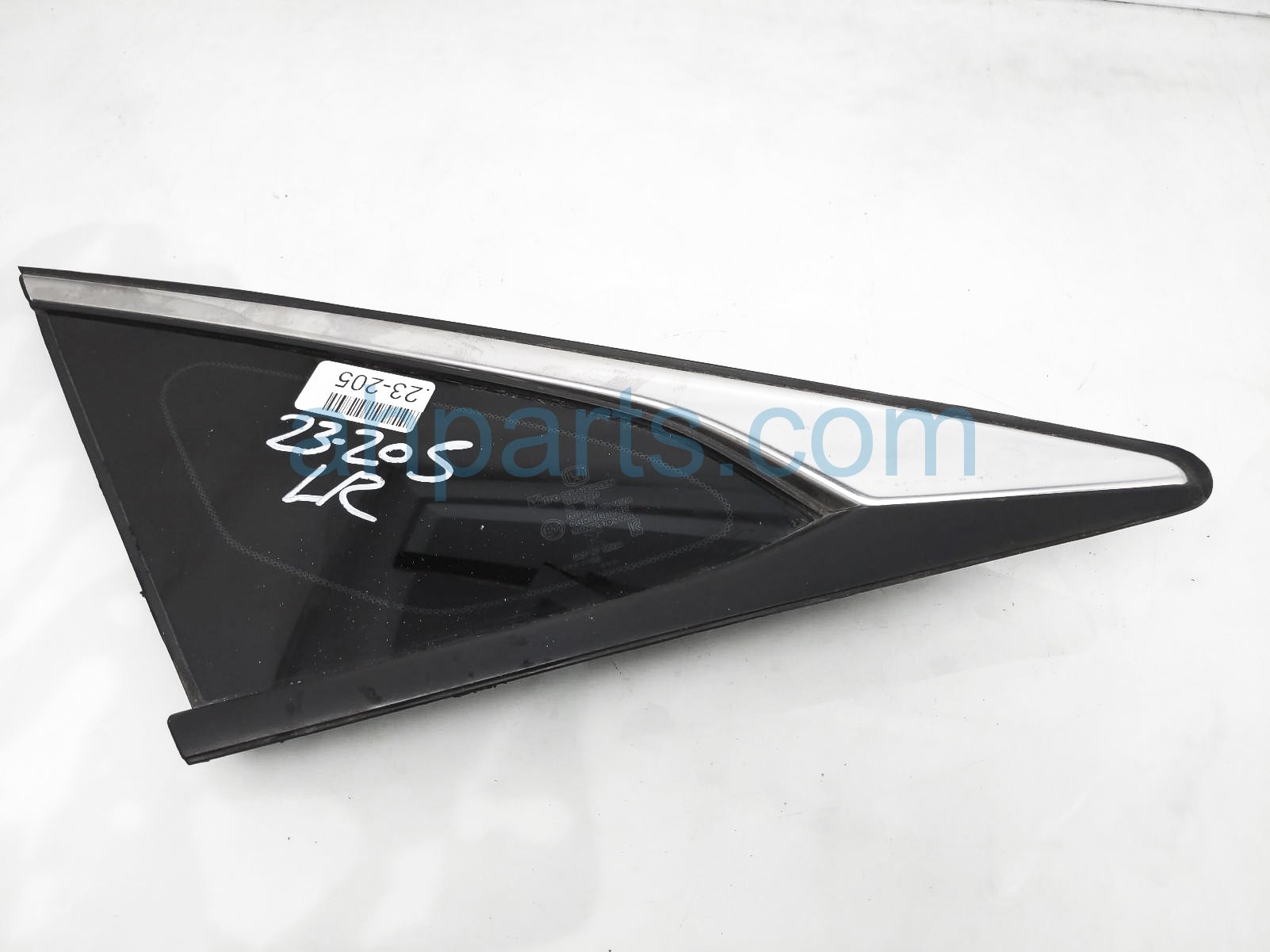 $75 Honda LH QUARTER WINDOW GLASS