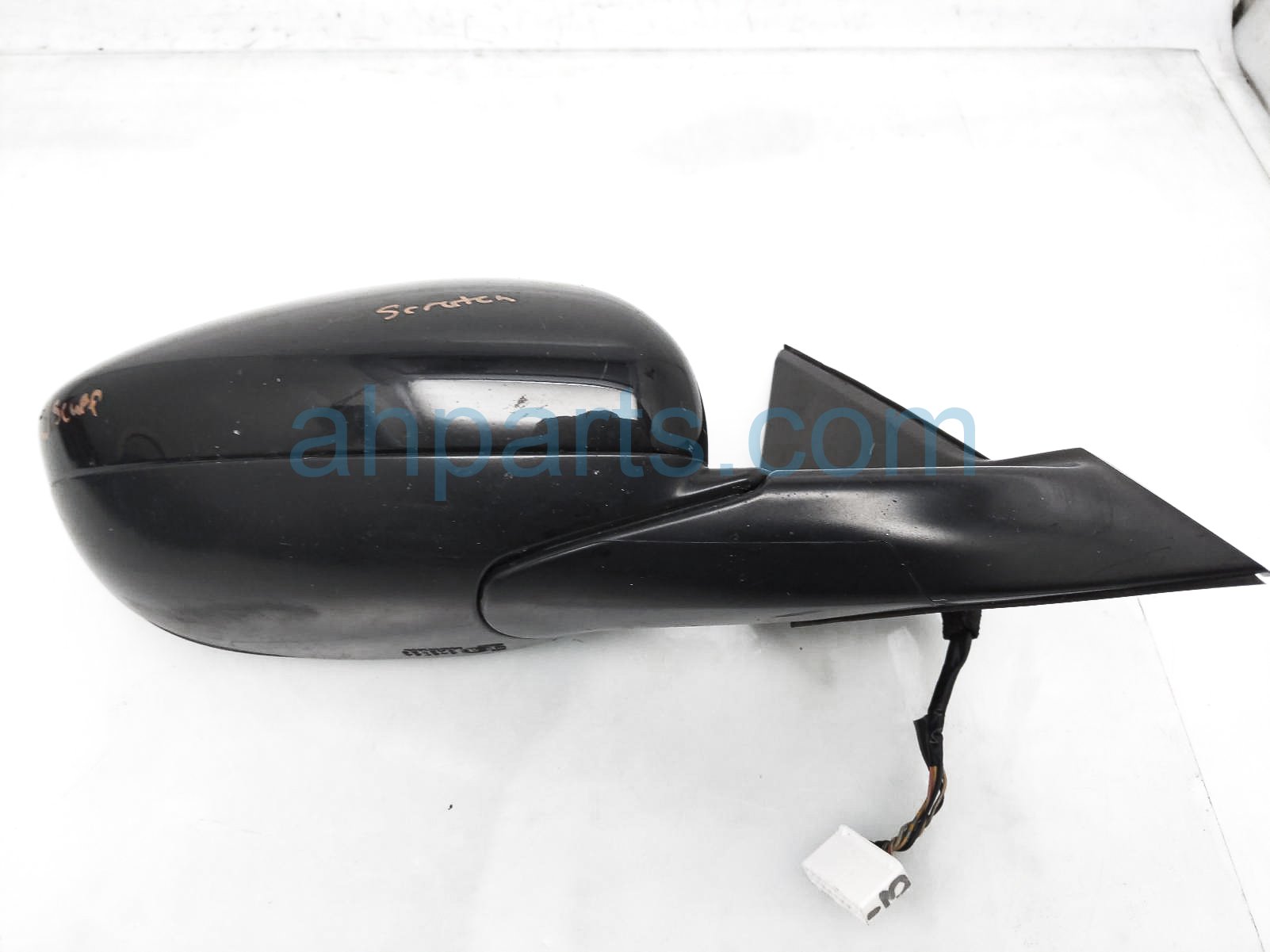 $195 Honda RH SIDE VIEW MIRROR - BLACK - SCUFFS