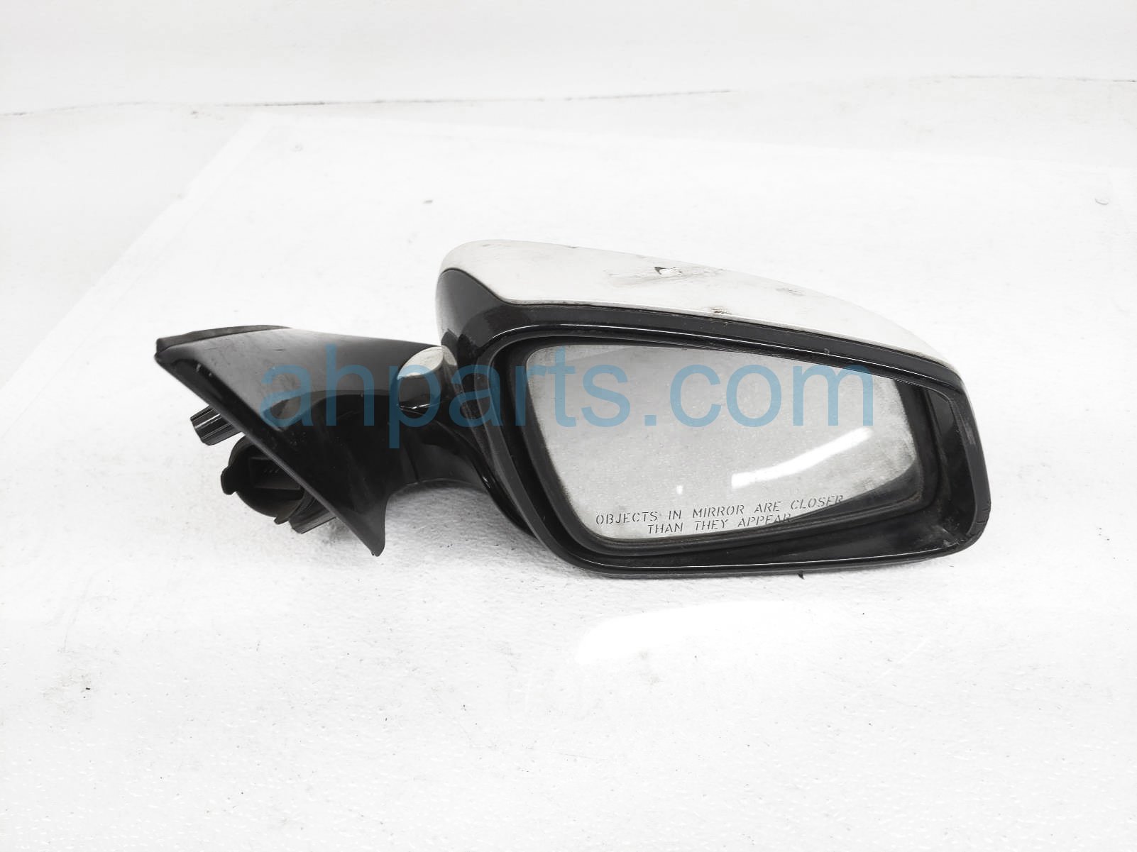 $165 BMW RH SIDE VIEW MIRROR - WHITE