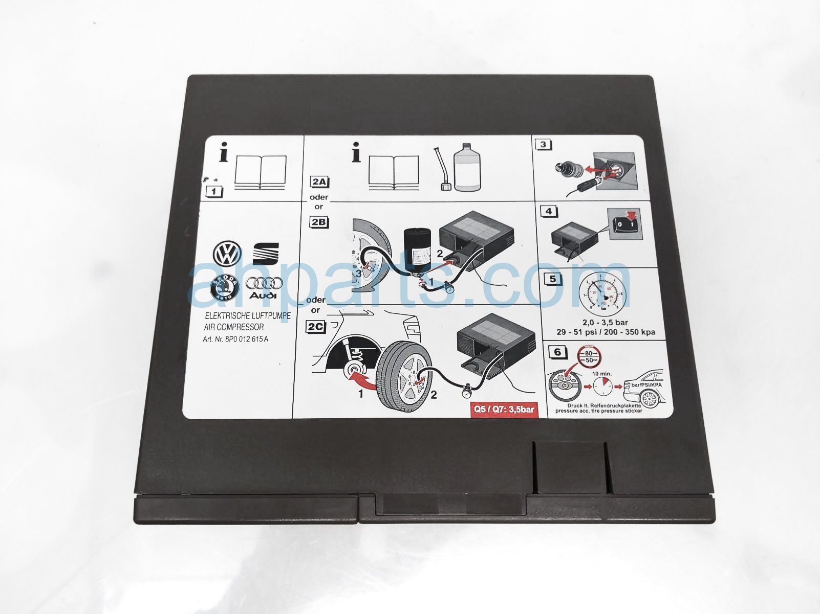 $95 Audi SPARE TIRE AIR COMPRESSOR