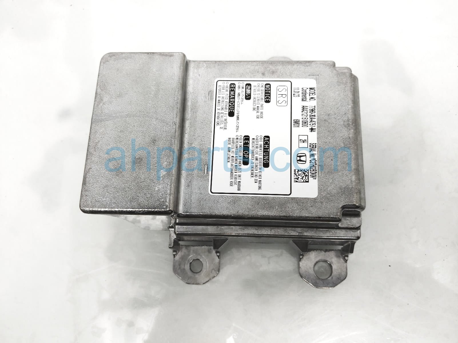 $75 Honda SRS AIRBAG MODULE - BAD - BLOWN A/B