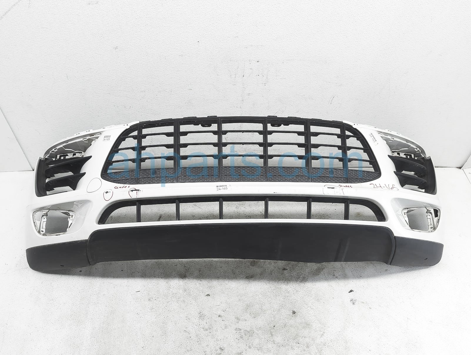 $1350 Porsche FRONT BUMPER COVER - WHITE *