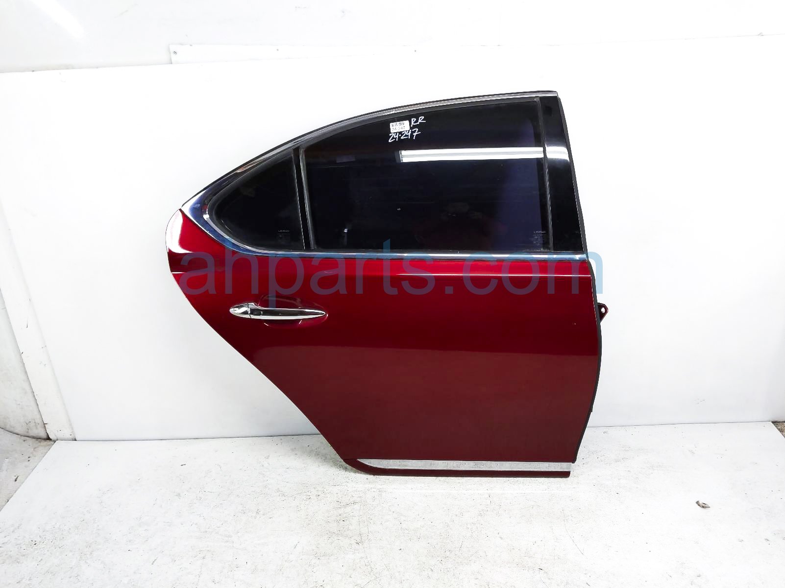 $225 Lexus RR/RH DOOR - RED - NO INSIDE TRIM*