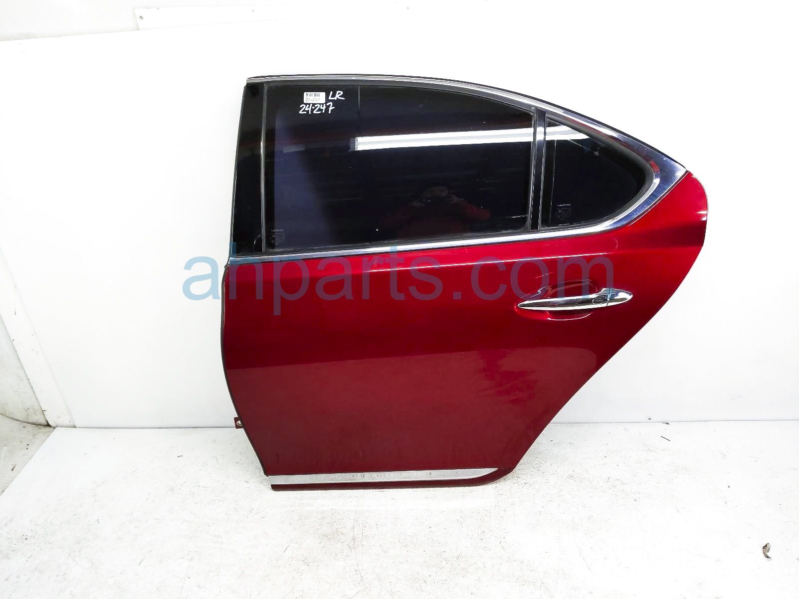 $225 Lexus RR/LH DOOR - RED - NO INSIDE TRIM*