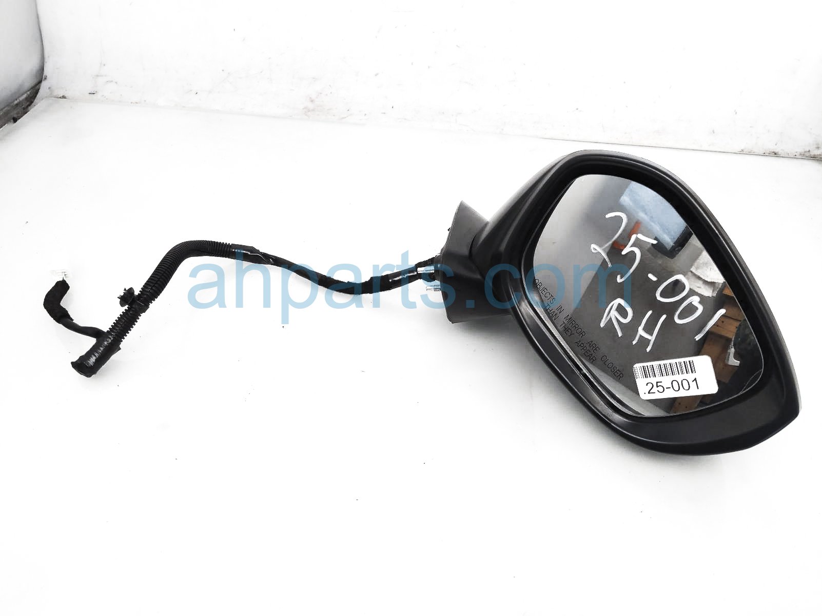 $295 Honda RH SIDE VIEW MIRROR - BLACK