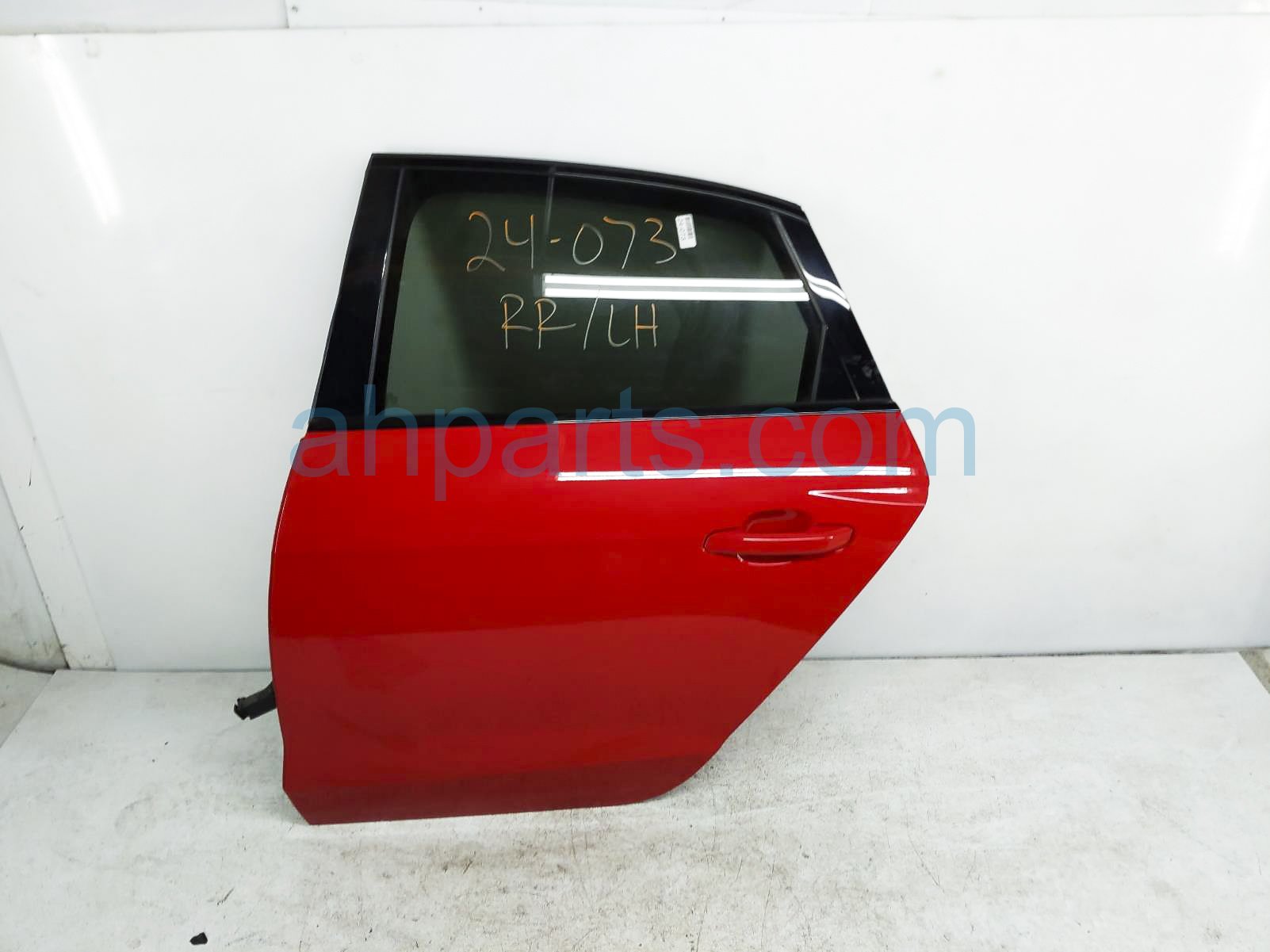 $950 Audi RR/LH DOOR - RED - NO INSIDE TRIM