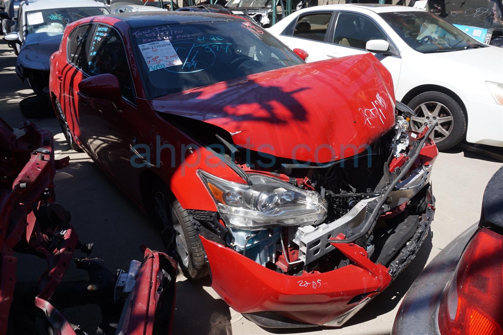 2016 Lexus Ct200h Replacement Parts